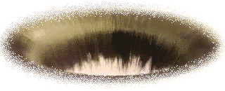 a shimmering sinkhole